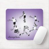 Diversity Designs Tennis Mouse Mat Mousepad (Mit Mouse)