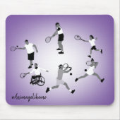 Diversity Designs Tennis Mouse Mat Mousepad (Vorne)