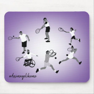 Diversity Designs Tennis Mouse Mat Mousepad