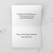 Diversity Designs Wintersport Geburtstagskarte Karte (Innenseite)