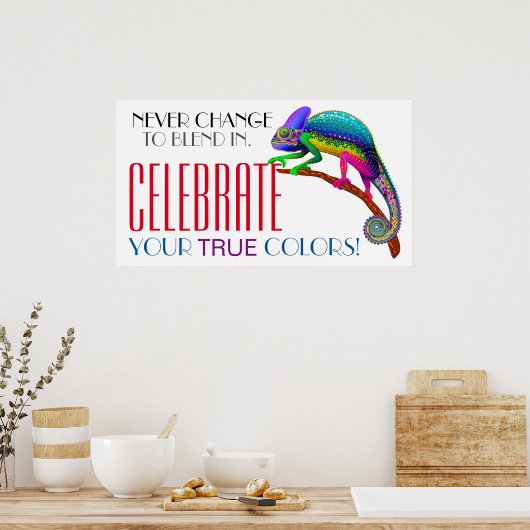 Diversity Encouragement Acceptance Poster (Küche)