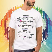 Diversity, Equity and Inclusion Gun T-Shirt