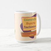 Diversity Equity Inclusion; American Values 1964 P Kaffeetasse (VorderseiteRechts)