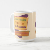 Diversity Equity Inclusion; American Values 1964 P Kaffeetasse (Vorderseite Links)