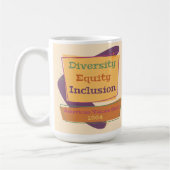 Diversity Equity Inclusion; American Values 1964 P Kaffeetasse (Links)