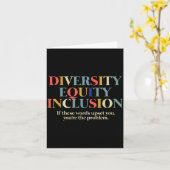 Diversity Equity Inclusion Karte (Gelbe Blume)
