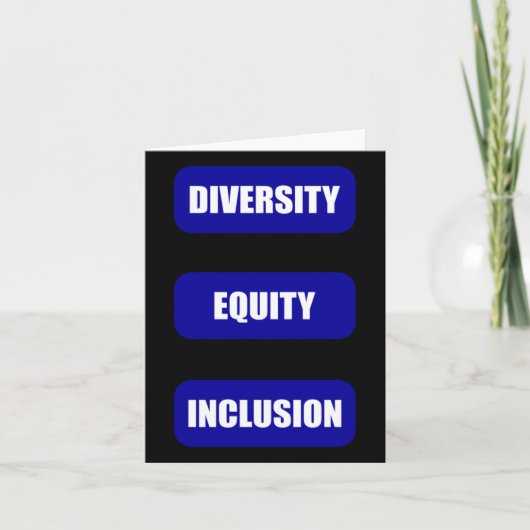 Diversity Equity Inclusion Pack-Aufkleber1 Karte (Vorderseite)