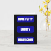 Diversity Equity Inclusion Pack-Aufkleber1 Karte (Gelbe Blume)