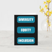 Diversity Equity Inclusion Pack Aufkleber2 Karte (Gelbe Blume)