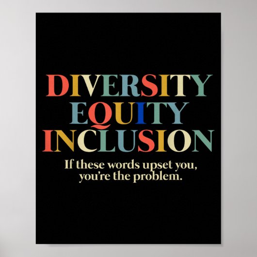 Diversity Equity Inclusion  Poster (Vorne)
