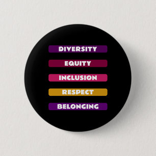 Diversity Equity Inclusion Respekt vor dem bestehe Button