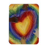 Diversity, Equity, & Inclusive (DEI)-Kühlschrankma Magnet (Vertikal)