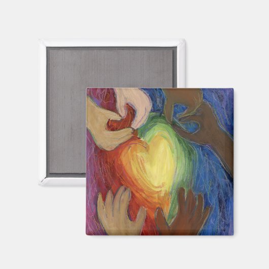 Diversity, Equity, & Inclusive (DEI)-Kühlschrankma Magnet (Vorderseite/Rückseite)