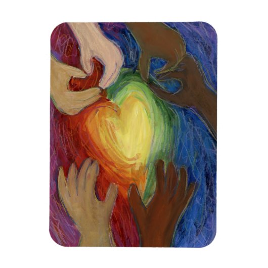 Diversity, Equity, & Inclusive (DEI)-Kühlschrankma Magnet (Vertikal)