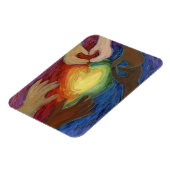 Diversity, Equity, & Inclusive (DEI)-Kühlschrankma Magnet (Linke Seite)