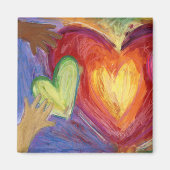 Diversity, Equity, & Inclusive (DEI)-Kühlschrankma Magnet (Vorne)