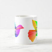 Diversity Equity Inklusion mit Regenbogenohr Kaffeetasse (Mittel)