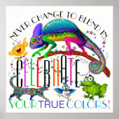 Diversity Ermutigung Akzeptanzplakat Poster (Vorne)