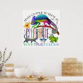 Diversity Ermutigung Akzeptanzplakat Poster (Küche)