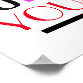 Diversity Ermutigung Akzeptanzplakat Poster (Ecke)