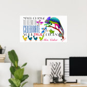 Diversity Ermutigung Akzeptanzplakat Poster (Heimbüro)