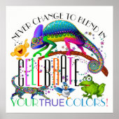 Diversity Ermutigung Akzeptanzplakat Poster (Vorne)