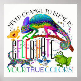 Diversity Ermutigung Akzeptanzplakat Poster