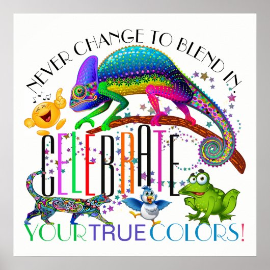 Diversity Ermutigung Akzeptanzplakat Poster (Vorne)