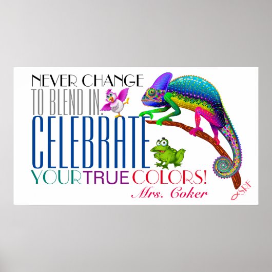 Diversity Ermutigung Akzeptanzplakat Poster (Vorne)