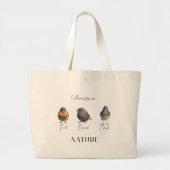 Diversity: Feiern Sie die Harmonie der Natur Jumbo Stoffbeutel (Vorne)