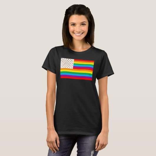 Diversity-Flagge T-Shirt (Vorne ganz)