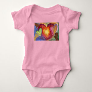Diversity für Herz und Liebe Art Custom Bodysuit Baby Strampler