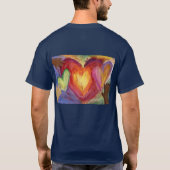 Diversity für Herz und Liebe Art Custom T - Shirt (Rückseite)