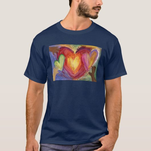 Diversity für Herz und Liebe Art Custom T - Shirt (Vorderseite)
