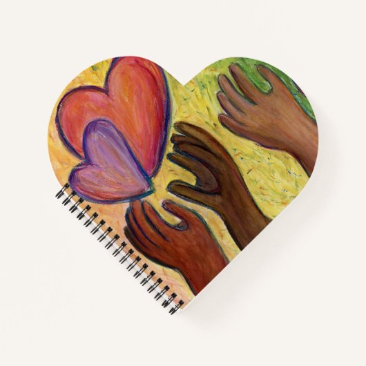Diversity für Herz und Liebe-Notebook oder Journal Notizblock (Vorderseite)