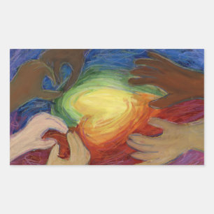 Diversity für Lieben und Hände Art Decal Sticker