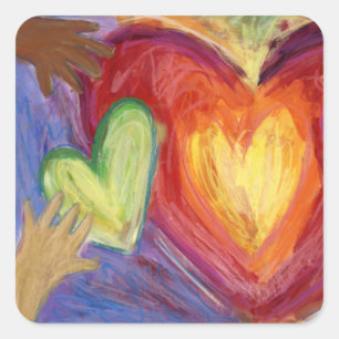 Diversity für Lieben und Hände Art Decal Sticker