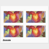 Diversity für Lieben und Hände Art Decal Sticker (Blatt)