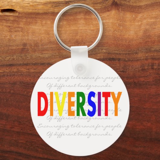 DIVERSITY, Gay Lesbian Schlüsselkette Schlüsselanhänger (Vorderseite)