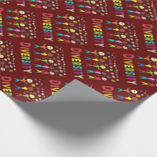Diversity Geschenkpapier (Ecke)