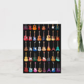 Diversity Gitarre Shirt Gitarre Lover Music for Me Dankeskarte (Vorderseite)