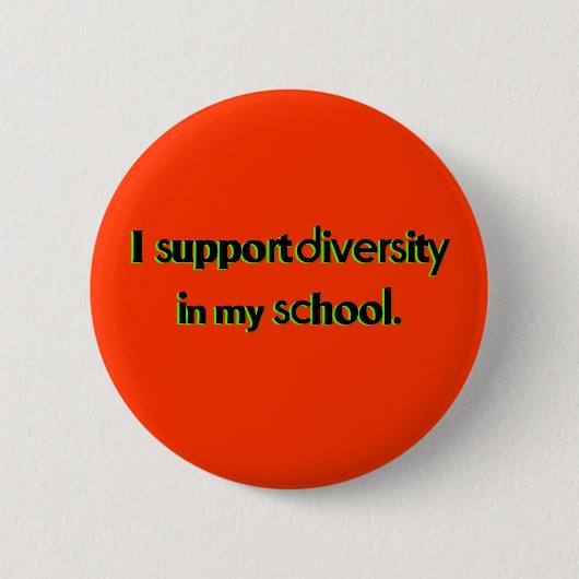 Diversity in meiner Schulschaltfläche Button (Vorderseite)
