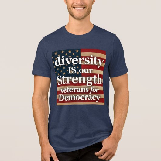 Diversity Is Our Strength Tri-Blend Shirt (Vorderseite)