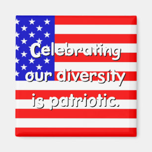 Diversity ist Patriotic Magnet