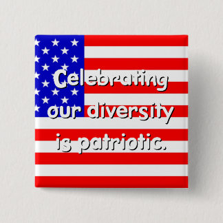 Diversity ist patriotischer Button