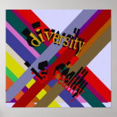 Diversity ist Reality Poster (Vorne)