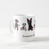 Diversity ist schön kaffeetasse (Vorderseite Links)