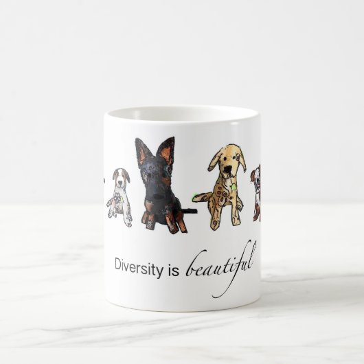 Diversity ist schön kaffeetasse (Mittel)