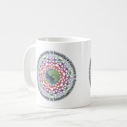 Diversity ist schön kaffeetasse (Vorderseite Links)