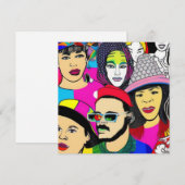 Diversity ist Spaß Feiertagskarte (Vorne/Hinten)